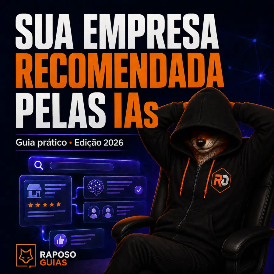 Capa do guia Sua Empresa Recomendada pelas IAs